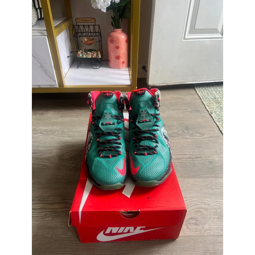 Nike LeBron 12 Men's Akron Birch 707558-363 Size 10